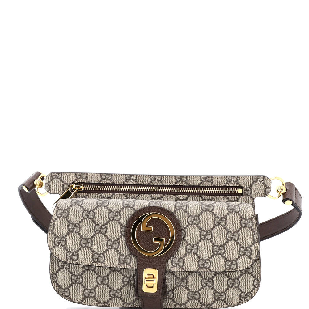 Gucci Blondie Flap Pocket Belt Bag Gg #244475G12B